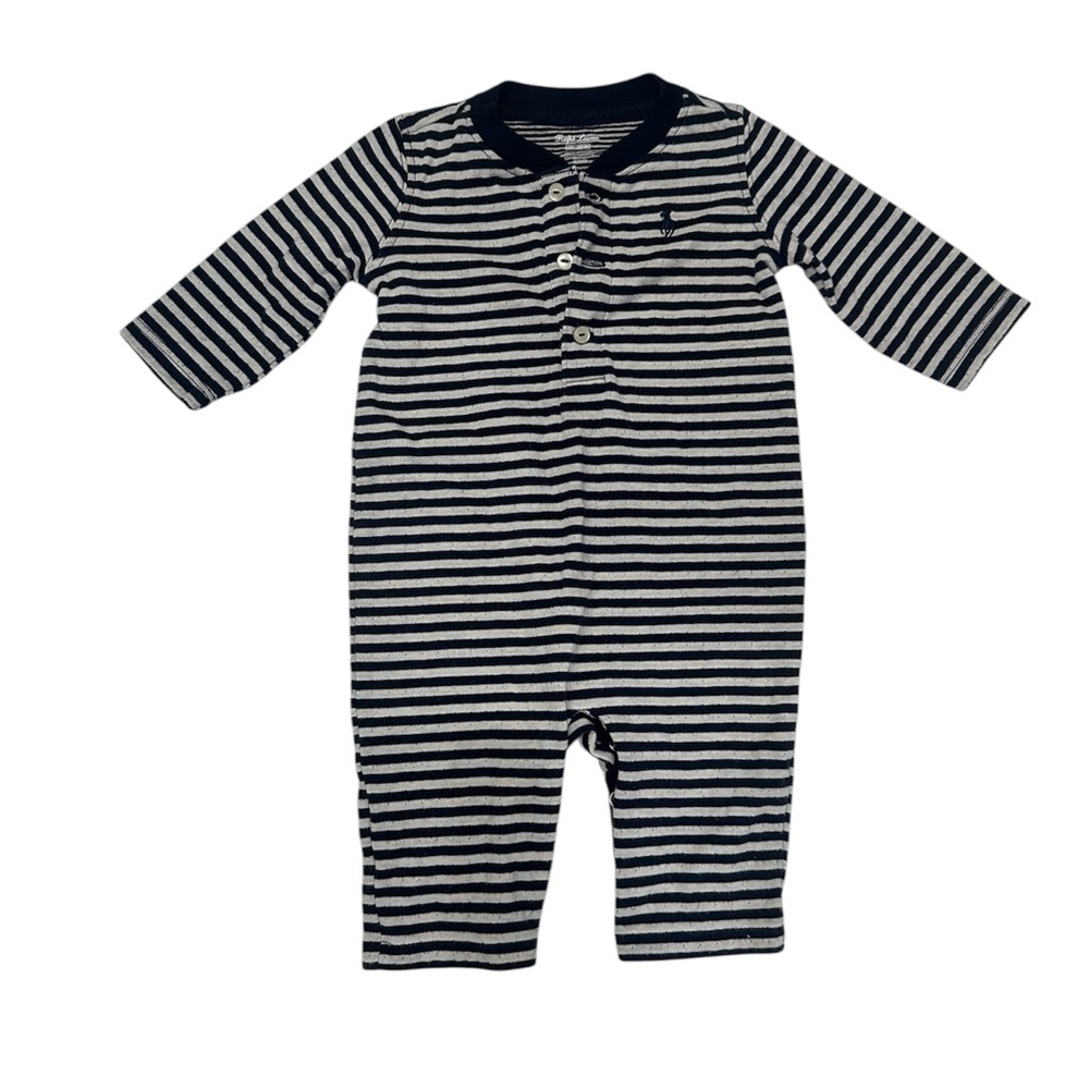 Ralph Lauren baby one piece stripes embroider logo‎ size 3 month